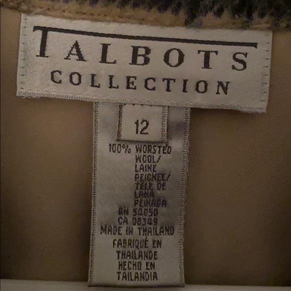 VINTAGE TALBOTS PLAID SHIRT - Picture 2 of 3